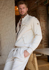 Beige Flap Pocket 2-pcs Tracksuit