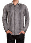 Gray Alligator Print Shirt