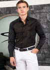 Black Gold Silicon Studded Shirt