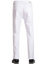 White Black White Ribbon Pants