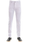 White Pipe Detailed Tech Pants