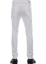 White Gold "V-metal 2" Tech Pants