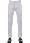 White Gold "V-metal 2" Tech Pants