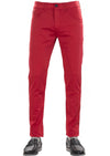 Red Silver "V-metal 2" Tech Pants