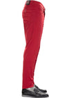 Red Silver "V-metal 2" Tech Pants