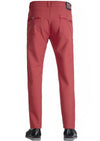 Burgundy "V-metal 2" Tech Pants