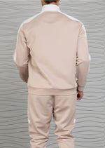 Beige Contrast 2-pcs Tracksuit