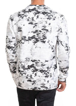 White Silver Cloud Tech Sweater