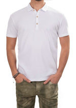 White Tonal Stripe Class Polo