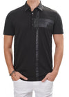 Black Double Buckle Luxe Polo