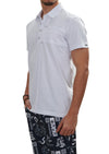 White Double Buckle Luxe Polo