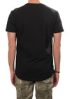 Black Snake Partial Velvet Tee