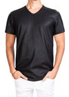 Black Tonal Snake Knit Tee