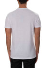 White Square Luxe Linen Tee