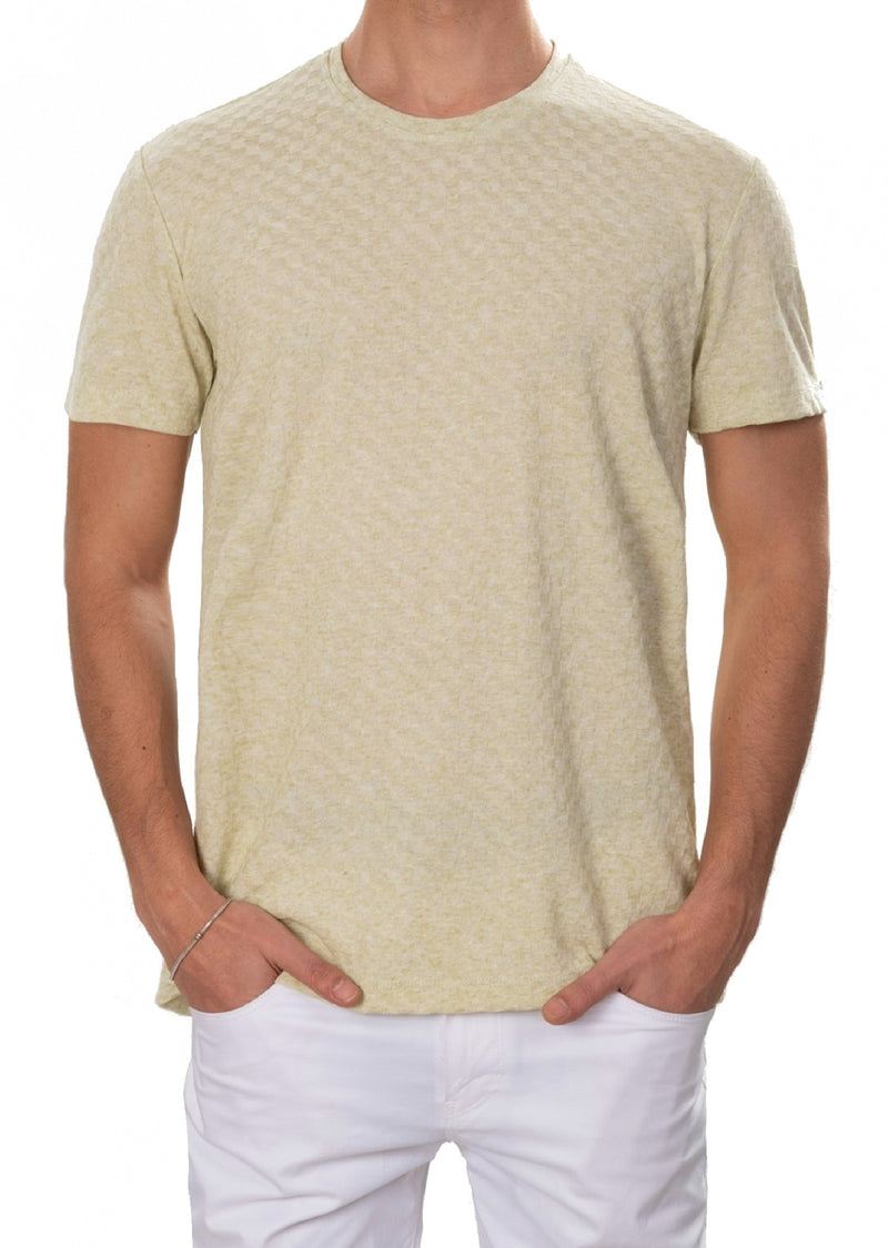 Green Square Luxe Linen Tee