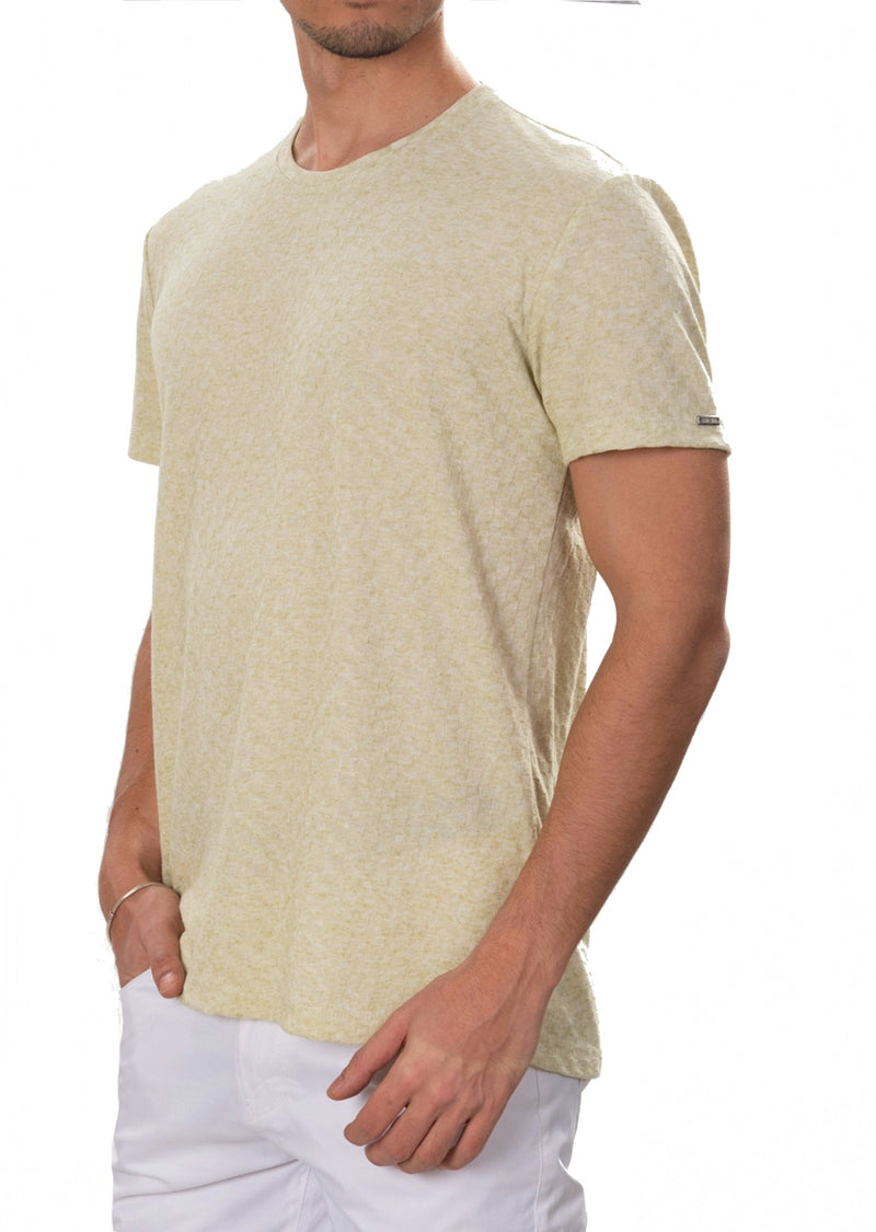 Green Square Luxe Linen Tee