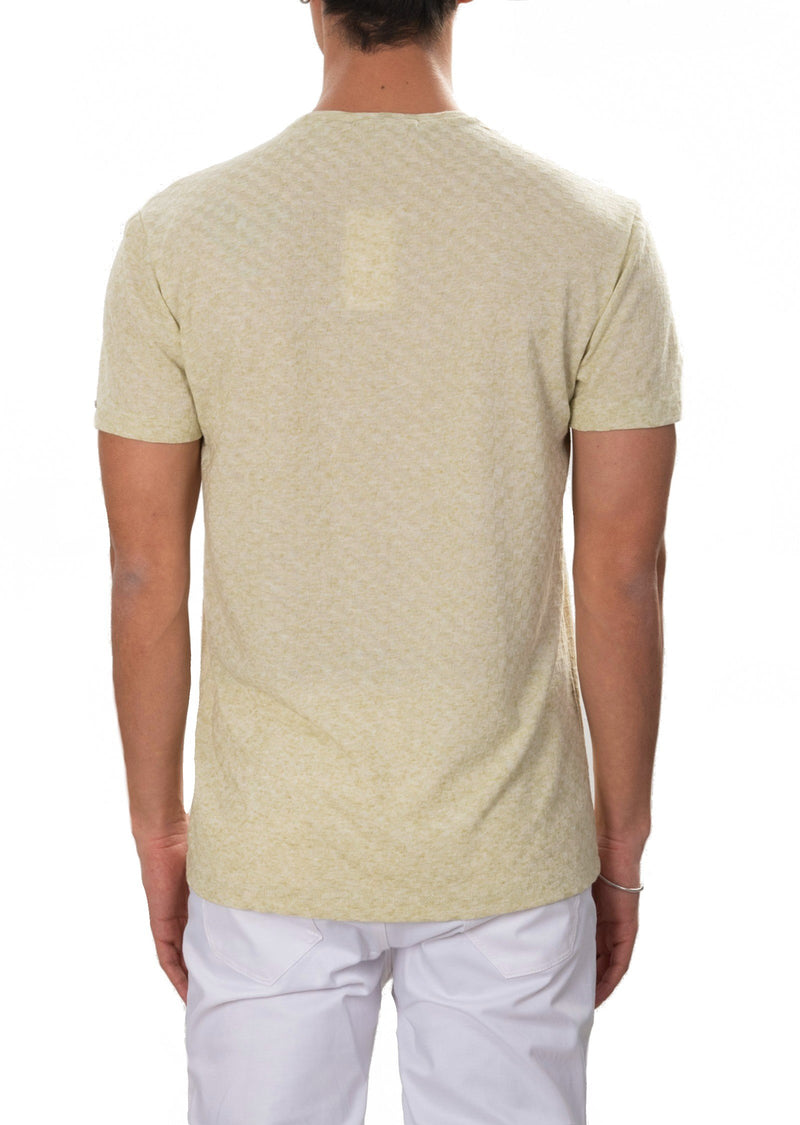 Green Square Luxe Linen Tee