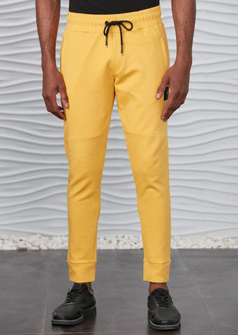 Yellow discount jogger pants