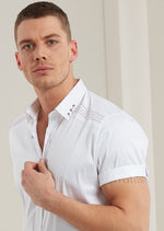 White "Ring" Short Sleeve Shirt