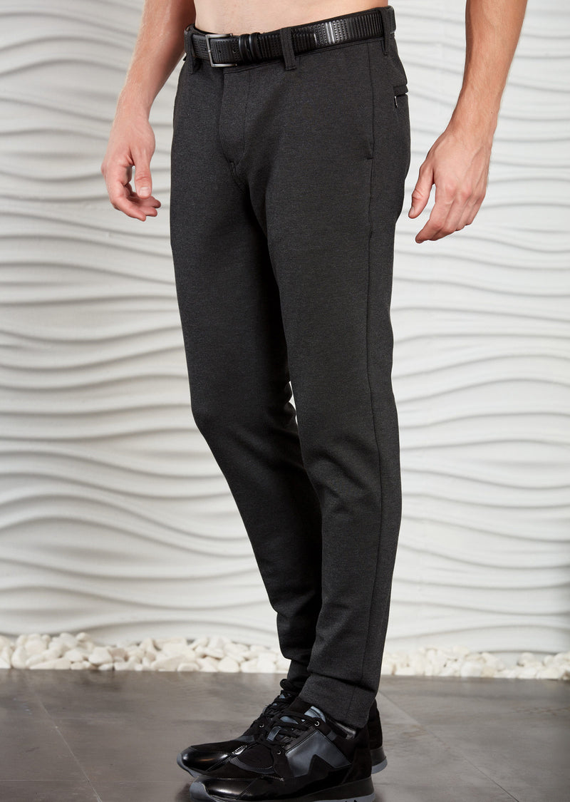 Black Side Pocket Double Knit Pants – MONDO Menswear