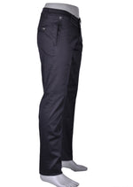 Black "Soho" Five Pocket Stretch Pants