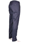 Navy Quilted Tech Vertical Zipper Stretch Pants