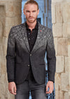 Black Gray Marsalis Jacquard Blazer